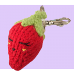 Strawberry Keychain / Keyring