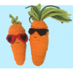 Sweet Carrot & Cool Carrot - sunglasses free knitting patterns