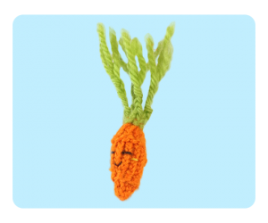 Free tiny baby carrot cute knitting patterns