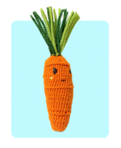 Vegetable, food cute free knitting pattern - Cool Carrot