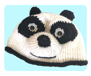 Cute Kungfu Panda Inspired beanie hat, free patterns