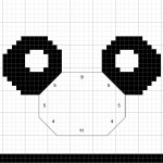 Free Cute Panda Hat Knitting Chart