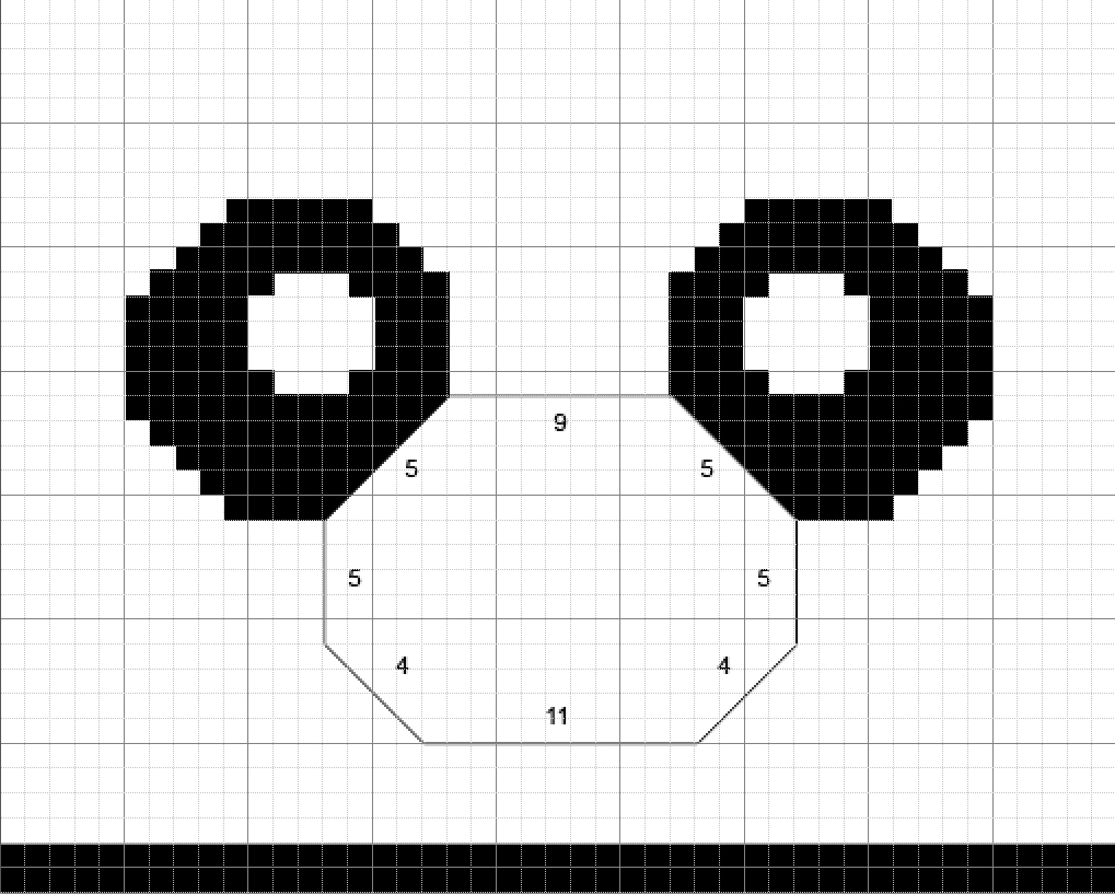 Free Cute Panda Hat Knitting Chart