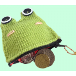 Super Cute Knitted Frog Coin Purse, Free knitting patterns!