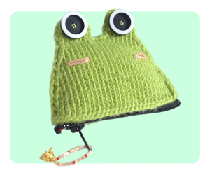 Frog Coin Purse free cute knitting patterns