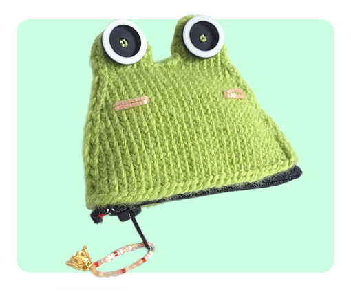 Frog Coin Purse free cute knitting patterns