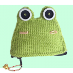 Frog Kero Keroppi Inspired coin purse free knitting patterns