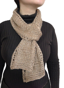 Free Unisex Easy beginner scarf knitting pattern