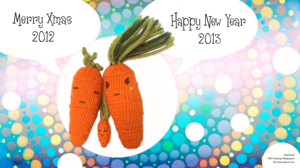 Free Desktop Wallpaper Carrot Knitting HD