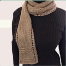 Unisex Lace Border Scarf