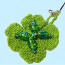 Four Leaf Clover Mobile Phone Charm